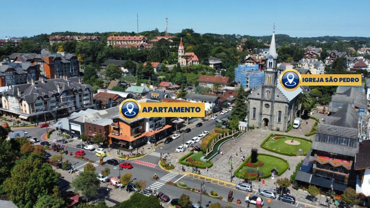 Apartamento Oppitz - No Coracao De Gramado Junto Da Rua Coberta Apartment Exterior foto